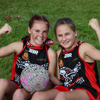 young girls posing for a photo